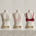 Pack of 3 pure cotton embroidered pieces in 3 beautiful colors