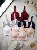 🔥 Pack of 4 Premium Comfort Camisole Bralette – Buttery Soft, Seamless & Sexy Everyday Bra for Women | No Wire, All Day Comfort