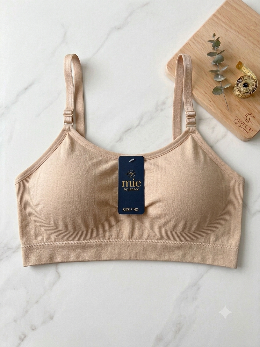 🔥 Pack of 4 Premium Comfort Camisole Bralette – Buttery Soft, Seamless & Sexy Everyday Bra for Women | No Wire, All Day Comfort