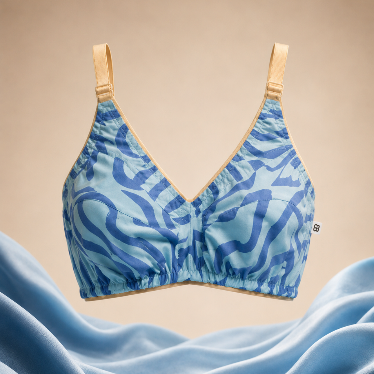 print Cotton Non-Padded Bras  Pack of 5