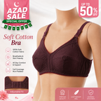 Plain Cotton Non-Padded Bra Elite Soft pack 5