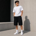 Men's Premium Cotton Three Quarter Shorts | Relaxed Fit