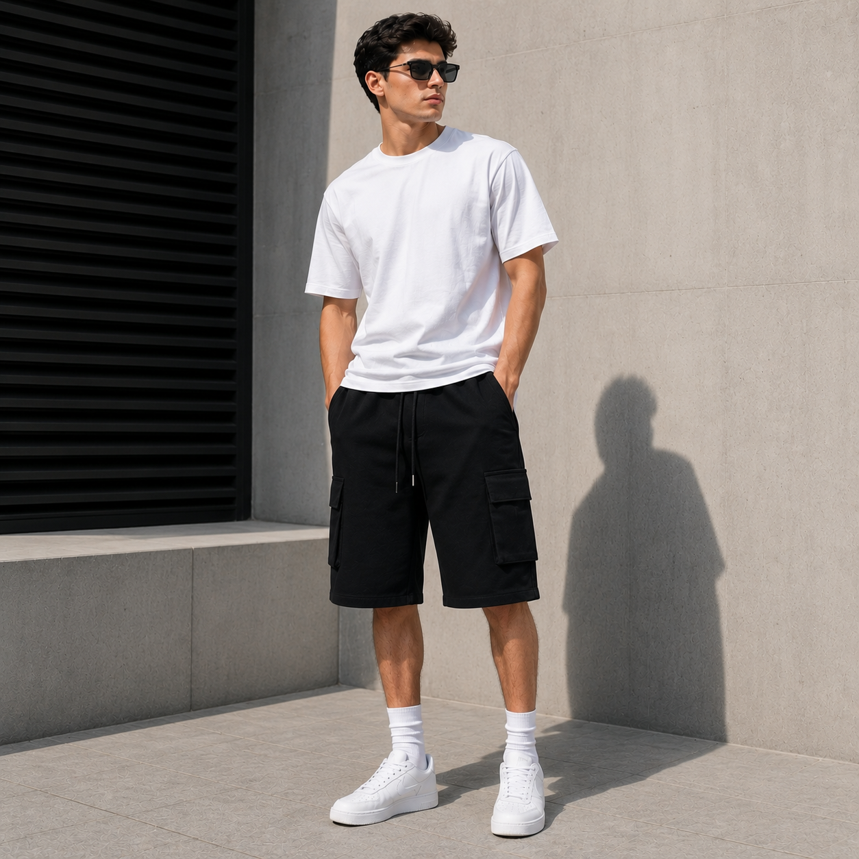 Men's Premium Cotton Three Quarter Shorts | Relaxed Fit
