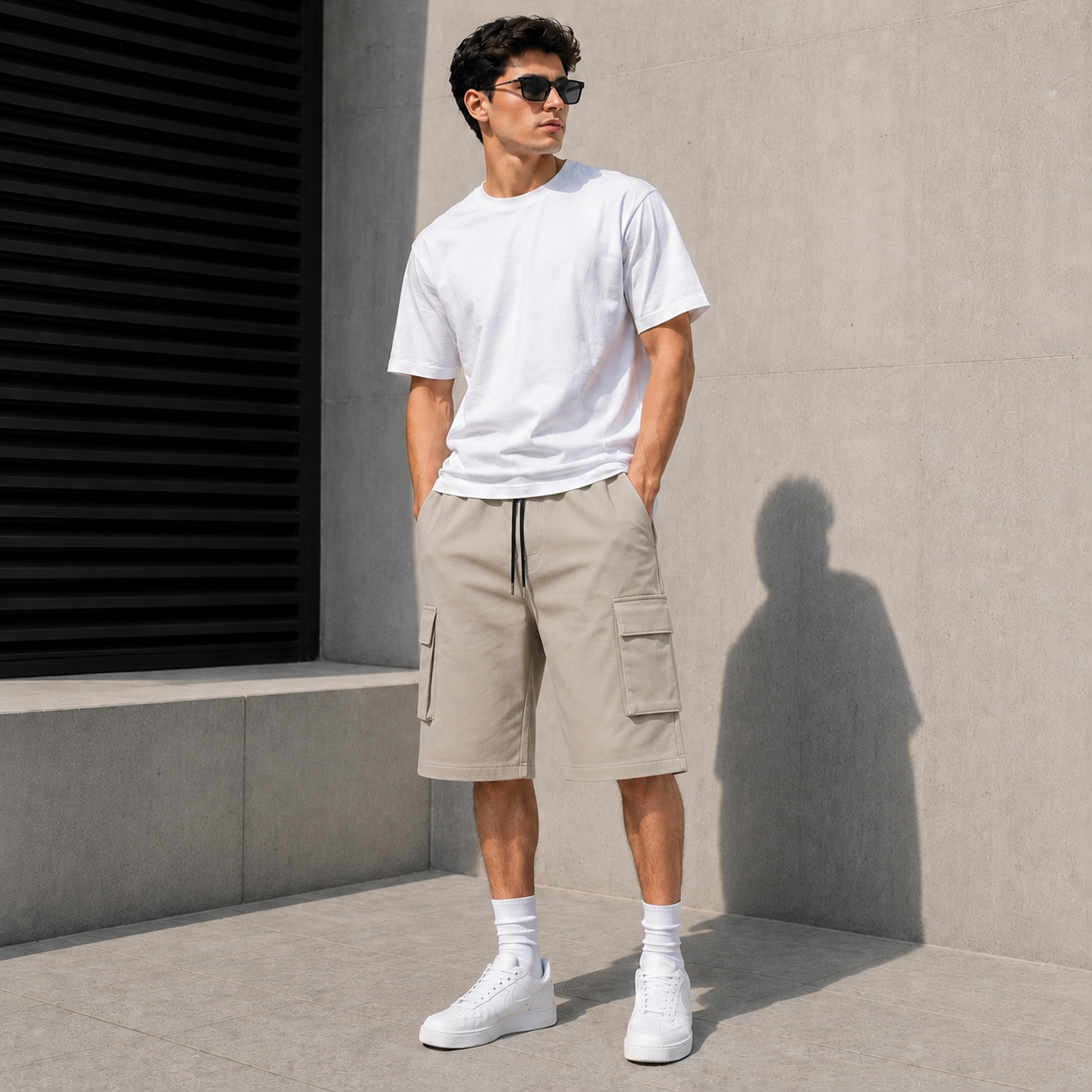 Men's Premium Cotton Three Quarter Shorts | Relaxed Fit