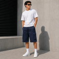 Men's Premium Cotton Three Quarter Shorts | Relaxed Fit