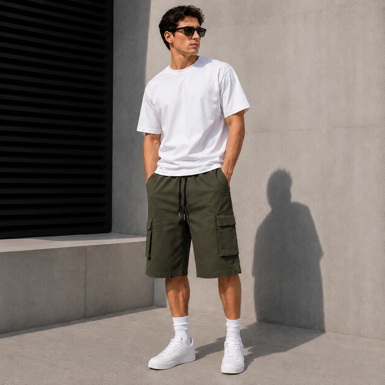 Men's Premium Cotton Three Quarter Shorts | Relaxed Fit