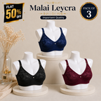 Premium Malai Lycra Non-Padded Bra – Soft Comfort & Flexible Fit | Multiple Colors