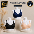 Premium Malai Lycra Non-Padded Bra – Soft Comfort & Flexible Fit | Multiple Colors